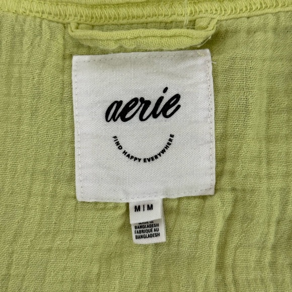 Aerie Lime Button Down Shirt | MEDIUM 🔥CLEAR THE CLOSET - Picture 2 of 6